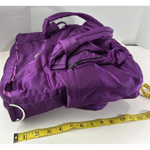 Lululemon Triumph Raspberry Gym School Diaper Duffle Bag *NO Crossbody Strap - Picture 13 of 16